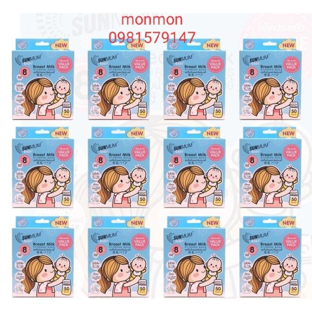 Combo sỉ 1 thùng Sunmum 12 hộp 250ml