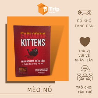 Mèo Nổ - Boardgame Exploding Kittens tiếng việt (bản cơ bản)