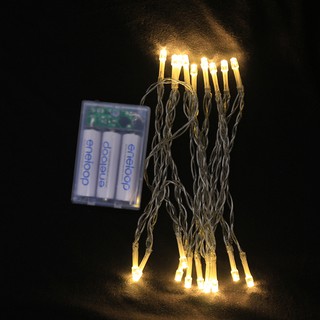 Dây đèn led nhỏ chớp nháy dùng pin - Fairy Lights - 2 mét