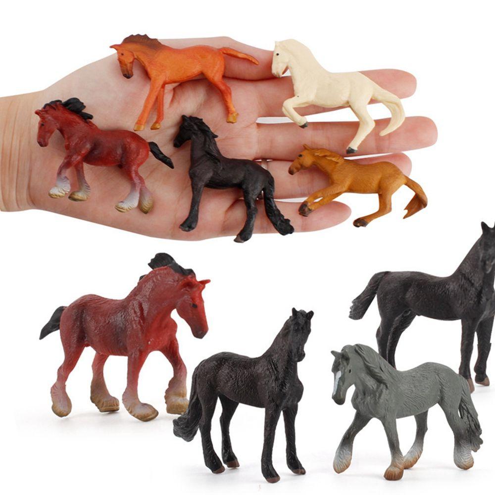 Mô Hình Ngựa Gỗ DARON Mini 12 Phong Cách Ả Rập Morgan Stallion Giáo Dục Cho Bé