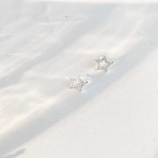 Khuyên tai bạc Grace - Crystal Star