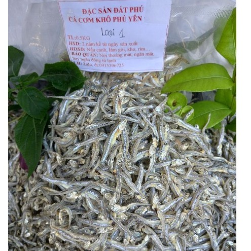 0.5KG CÁ CƠM KHÔ LOẠI 1 BAO NGON