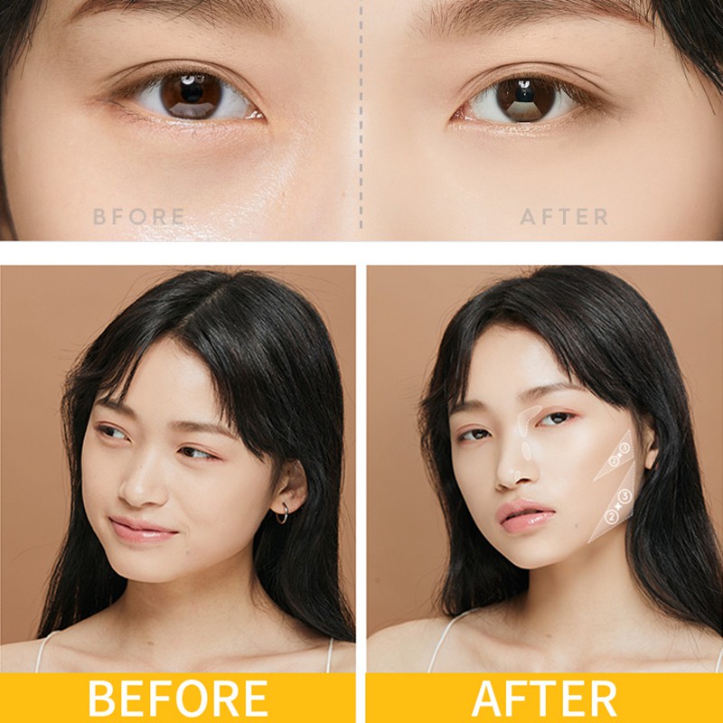 KATO Bảng Phấn Bắt Sáng Tạo Khối Lì Trang Điểm Chuyên Nghiệp 10g