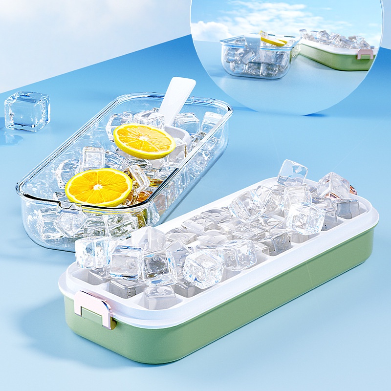 Khay Làm Đá Viên Chất Liệu Cấp Thực Phẩm Nhẹ Sang Trọng