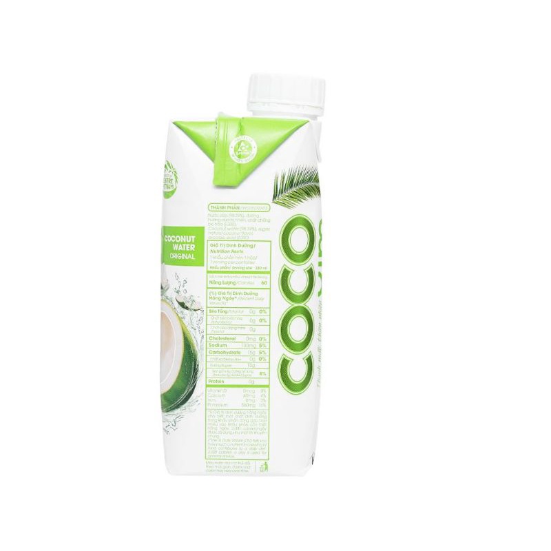 Nước dừa tươi Cocoxim hộp 330ml