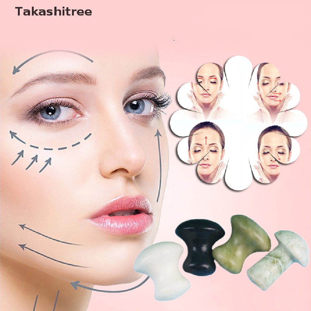 Đá Ngọc Bích Mát Xa Mặt / Lưng / Chân Hình Nấm