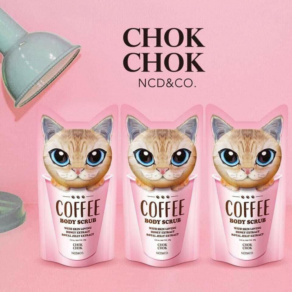 TẨY DA CHẾT BODY CÀ PHÊ CHOK CHOK