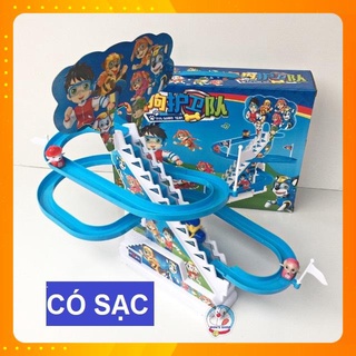 Đồ chơi chó cứu hộ paw patrol và heo leo cầu thang cầu trượt cho bé bằng nhựa ABS an toàn chạy bằng pin có nhạc
