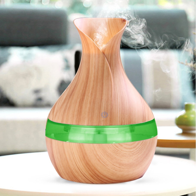 Máy Xông Tinh Dầu Phòng Ngủ Giúp Phòng Luông Thơm Máy Khuếch Tán Tinh Dầu Tulip 300ml Phun Sương Tạo Ẩm Xua Đuổi Muỗi