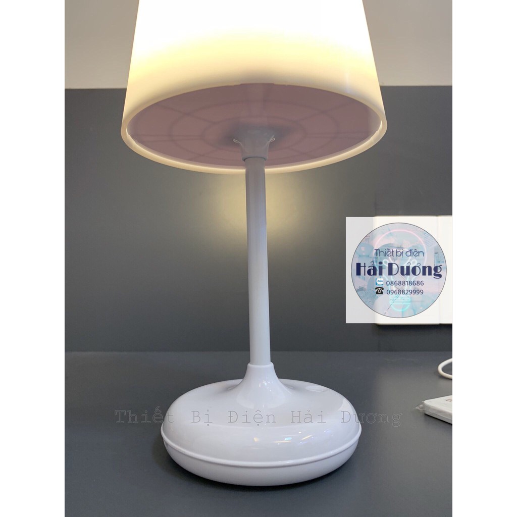 Đèn ngủ để bàn tích điện - đọc sách kiểu dáng hiện đại TN869 (điều khiển từ xa) - Bảo hành 1 năm - Tăng giảm ánh sáng