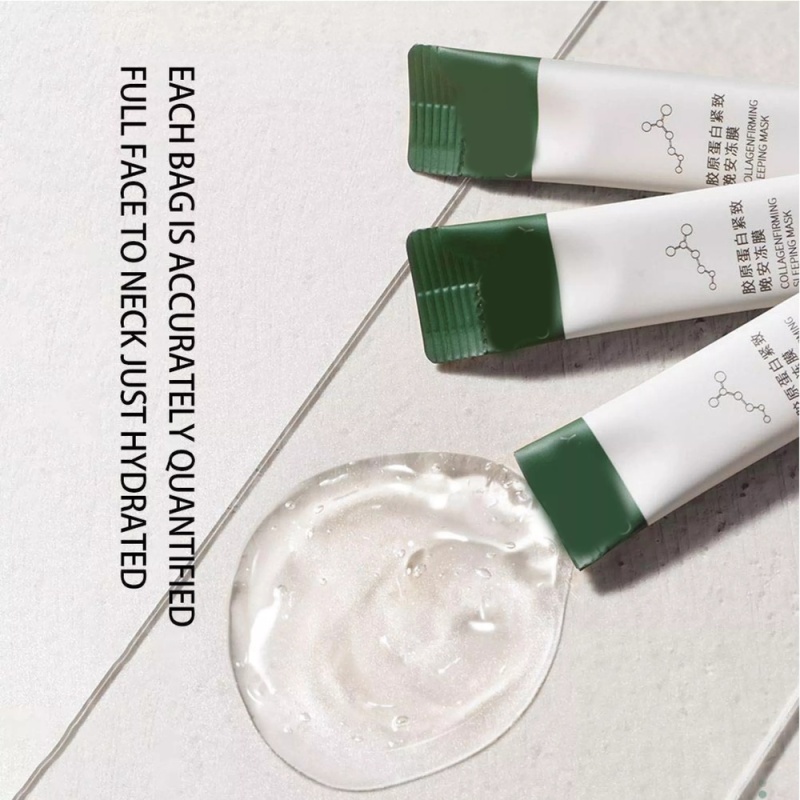 Mặt nạ ngủ dạng gel LIFUSHA chiết xuất collagen dưỡng ẩm làm săn chắc da