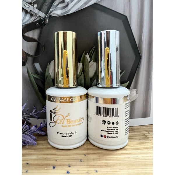 Base top Igel 15ml - liên kết sơn gel không chùi dành cho các loại móng - Sushi nail