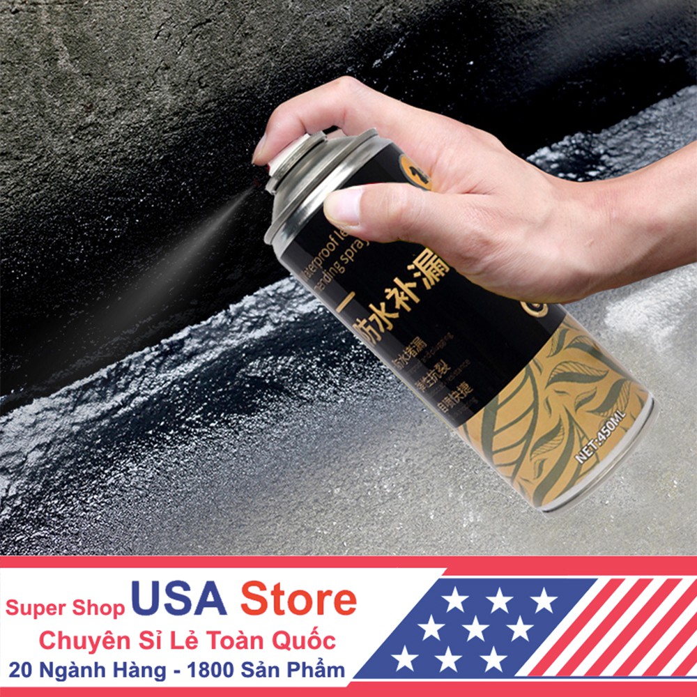 Bình Xịt Chống Thấm Đa Năng Phi Mã - Công Nghệ Nhật Bản - Keo Chống Thấm Tường, Trần, Mái Nhà Autofun