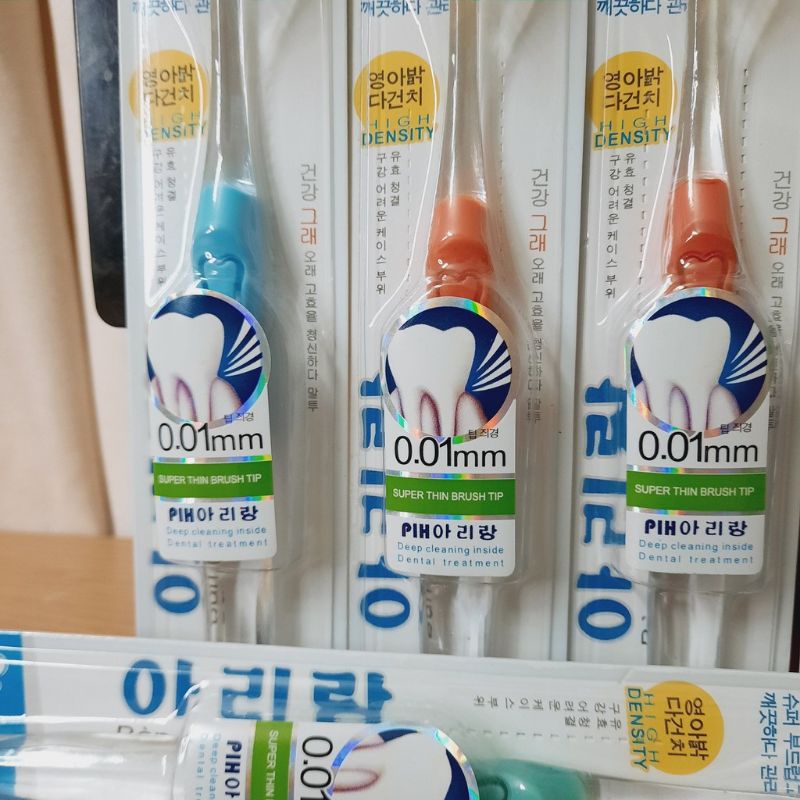 Bàn chải đánh răng sợi siêu mềm, siêu mảnh 0.01mm