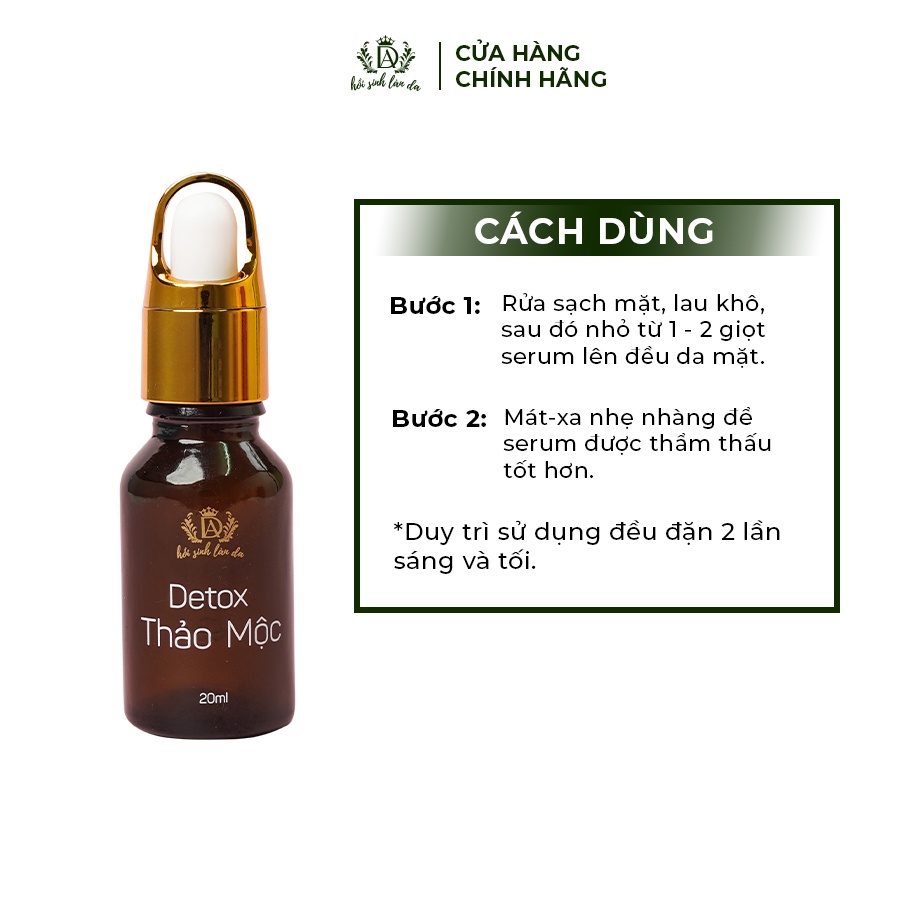 [Mã BMTTC60 giảm đến 60K đơn 50K] Serum Dr. Ánh giảm mụn, giảm thâm, sạch mụn ẩn, dưỡng da căng bóng (20ml)