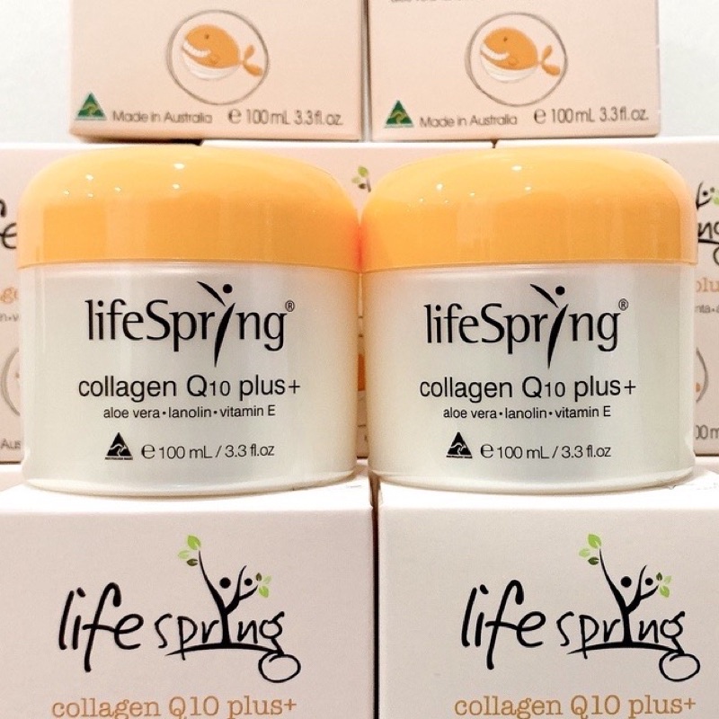 Kem Dưỡng Da Nhau Thai Cừu chống lão hóa Lifespring Collagen Q10 Plus+ 100ml