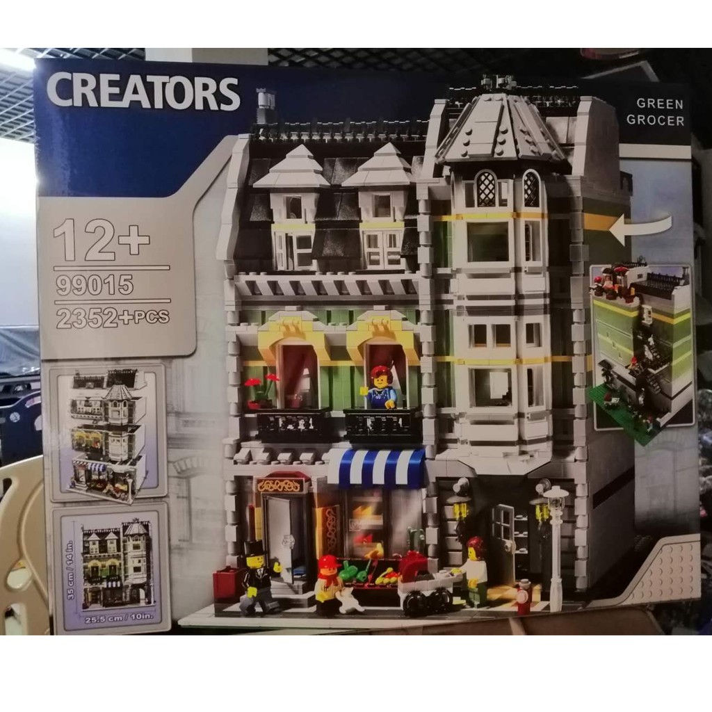 Đồ chơi Lắp ghép Mô hình Green Grocer Cửa Hàng Tạp Hóa Xanh Leji 99015