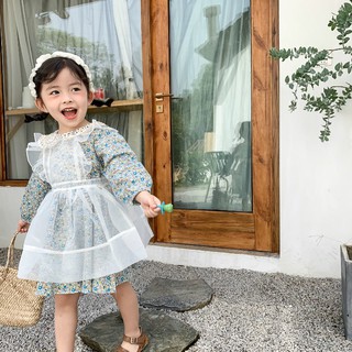 bỏ [GIÁ TỐT] Set đầm hoa công chúa voan