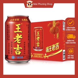 Trà sâm thảo mộc wanglaoji lon 310ml