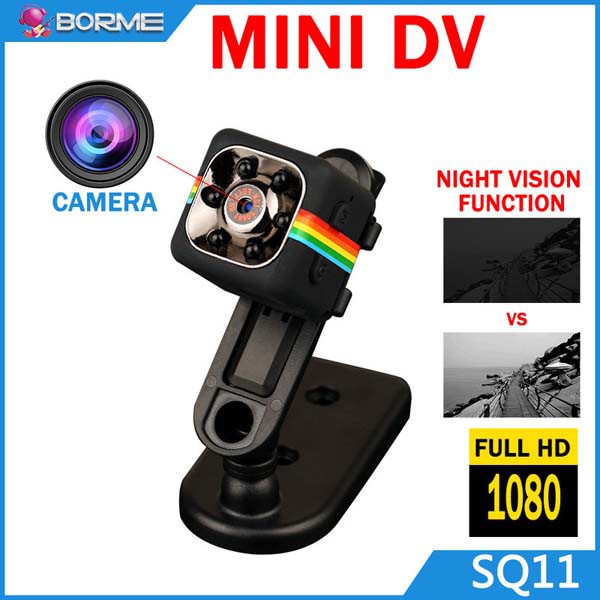 Camera mini SQ11 HD 1080P có đèn hồng ngoại