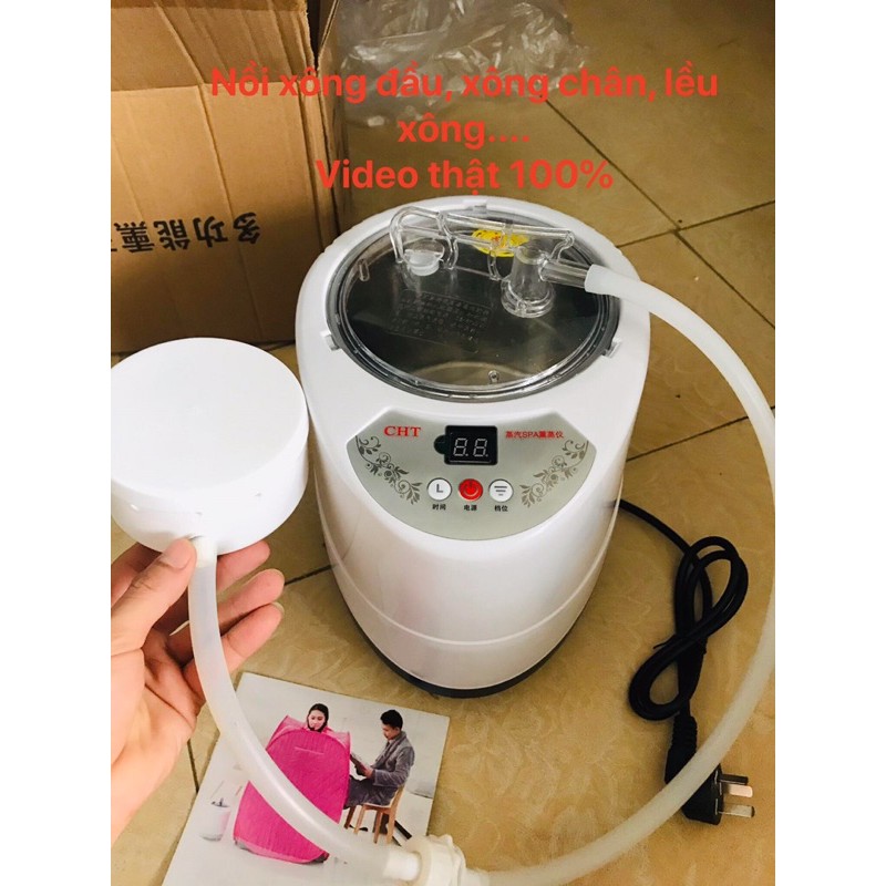 [ NỒI XÔNG ĐIỀU KHIỂN TỪ XA] Nồi xông hơi cao cấp có hệ thống chống nổ an toàn tuyệt đối.