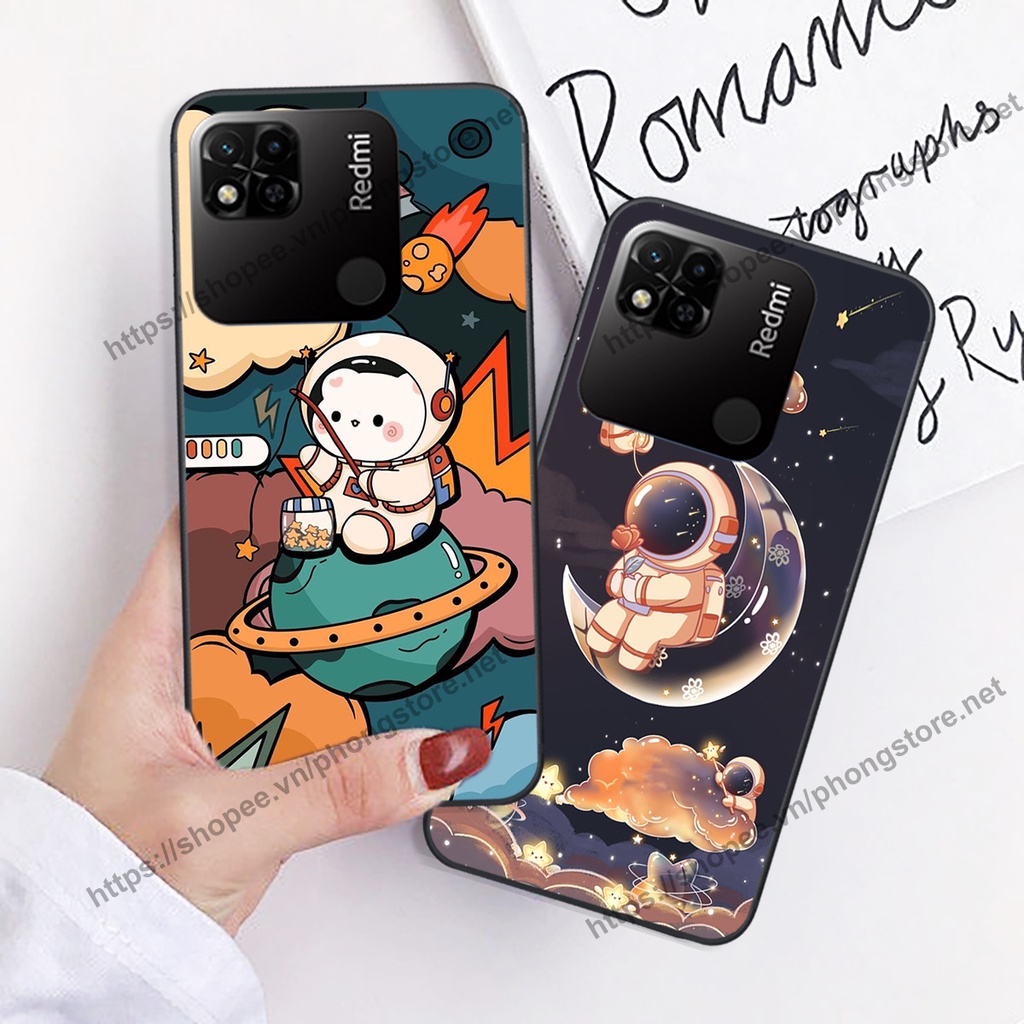 Ốp lưng Xiaomi Redmi 10A vũ trụ phi hành gia cực hot siêu cute-rẻ-bền