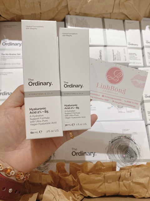 SERUM CẤP NƯỚC VÀ PHỤC HỒI DA THE ORDINARY HYALURONIC ACID 2% + B5