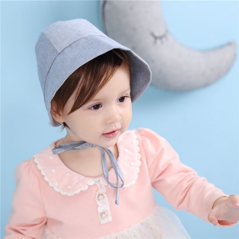 Mũ Beanie Đính Nơ Xinh Xắn Cho Bé Gái