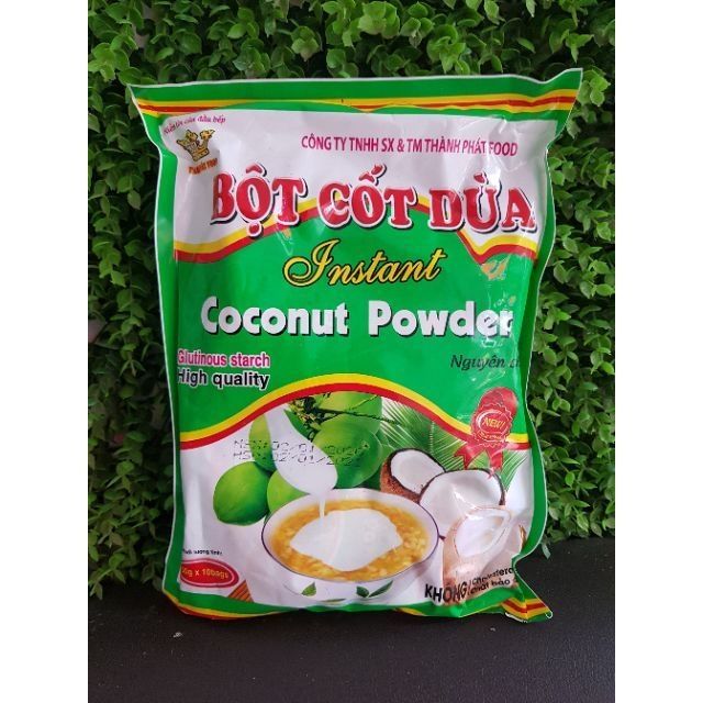 Gói 500g bột cốt dừa (trong chia thành 10 túi nhỏ)