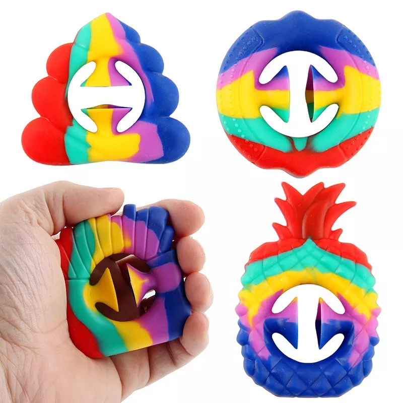 Đồ chơi giảm căng thẳng cầm tay bằng silicone tiện dụng