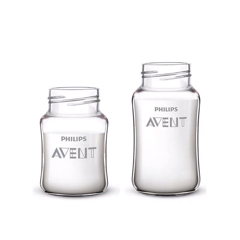 Bình Sữa AVENT Thủy Tinh/ Thủy Tinh tráng Silicon 125ml/240ml dành cho bé