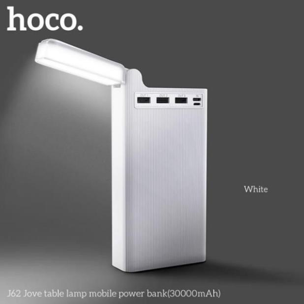 Sạc dự phòng 30000mAh SSR Hoco J62 Chính Hãng - Sạc nhanh 18w - 5 Cổng - Tích Hợp Đèn Pin (LA380494)