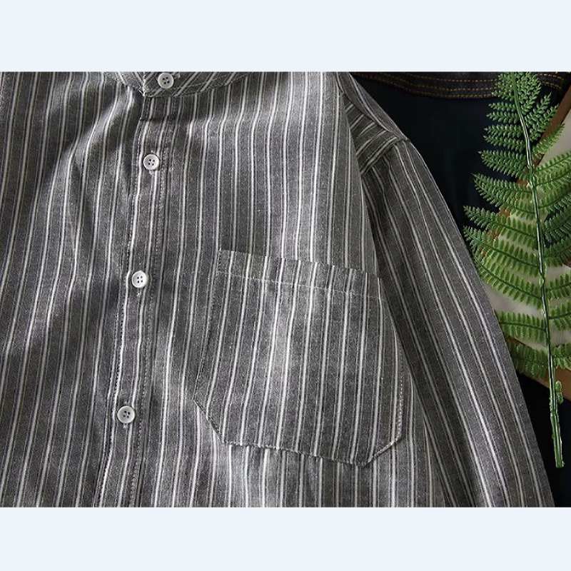 Áo sơ mi nam tay dài kẻ sọc thời trang dành cho nam | BigBuy360 - bigbuy360.vn