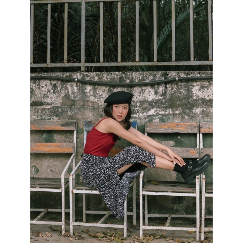 ariustees- Chân váy Florist midi skirt | BigBuy360 - bigbuy360.vn