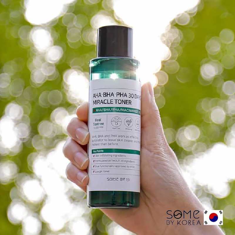 [CHÍNH HÃNG] Nước Hoa Hồng Giảm Mụn Some By Mi AHA-BHA-PHA 30 Days Miracle Toner Some By Me 150ml | BigBuy360 - bigbuy360.vn