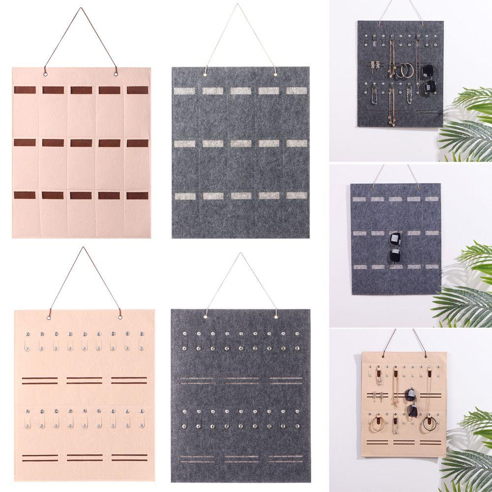 Túi Đựng Mắt Kính Treo Tường Màu Cầu Vồng Dễ Thương