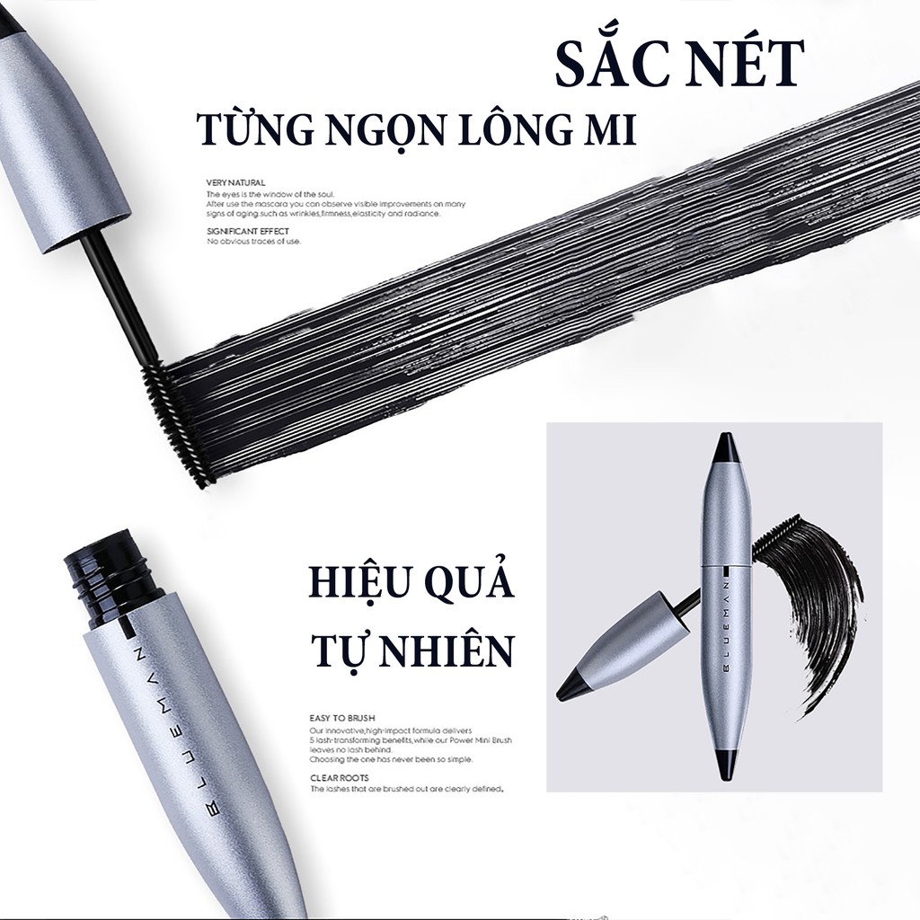 Mascara Chống Nước Cho Nam, Lâu Trôi &amp; Không Lem BLUEMAN 5.5G  ZL60