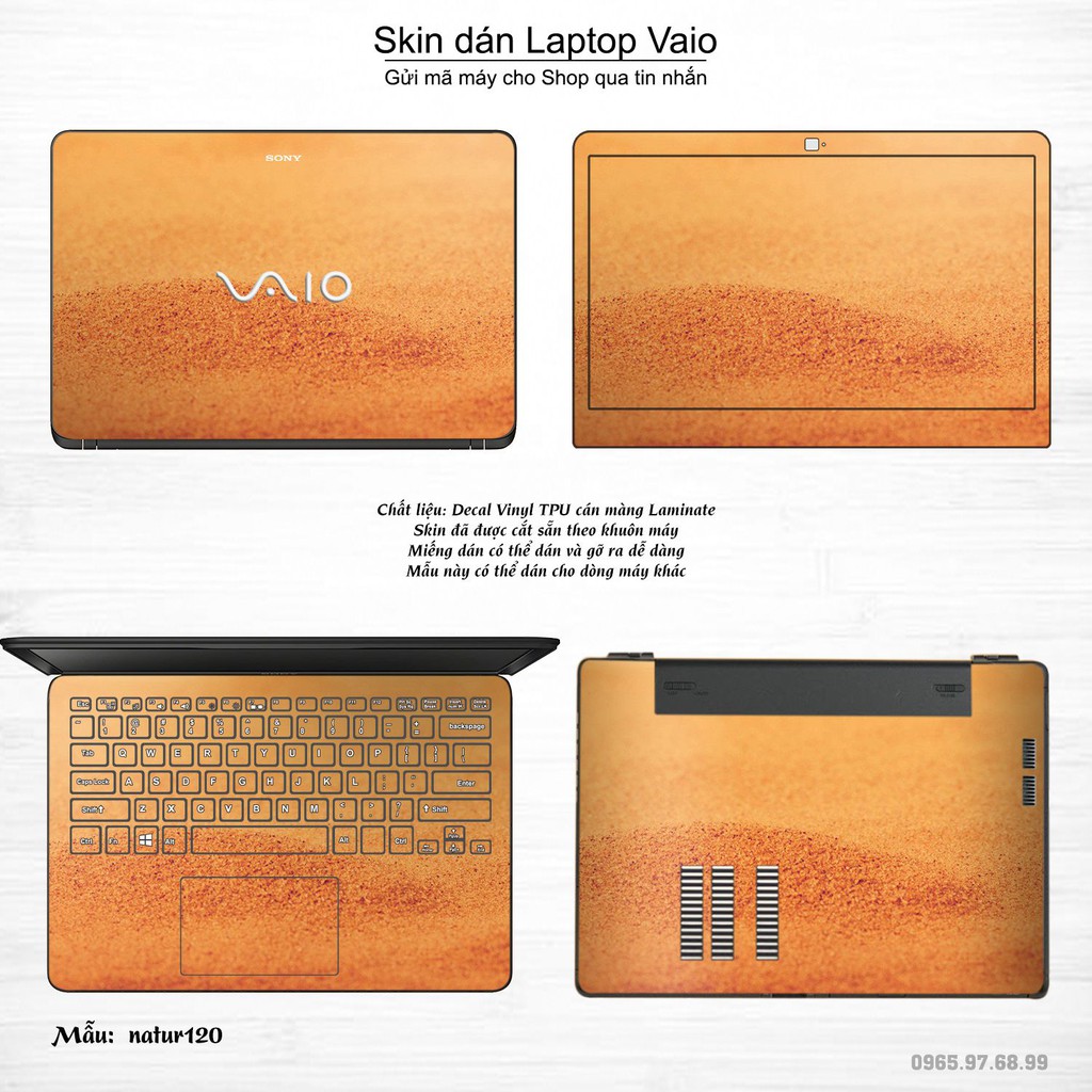 Skin dán Laptop Sony Vaio in hình thiên nhiên _nhiều mẫu 6 (inbox mã máy cho Shop)