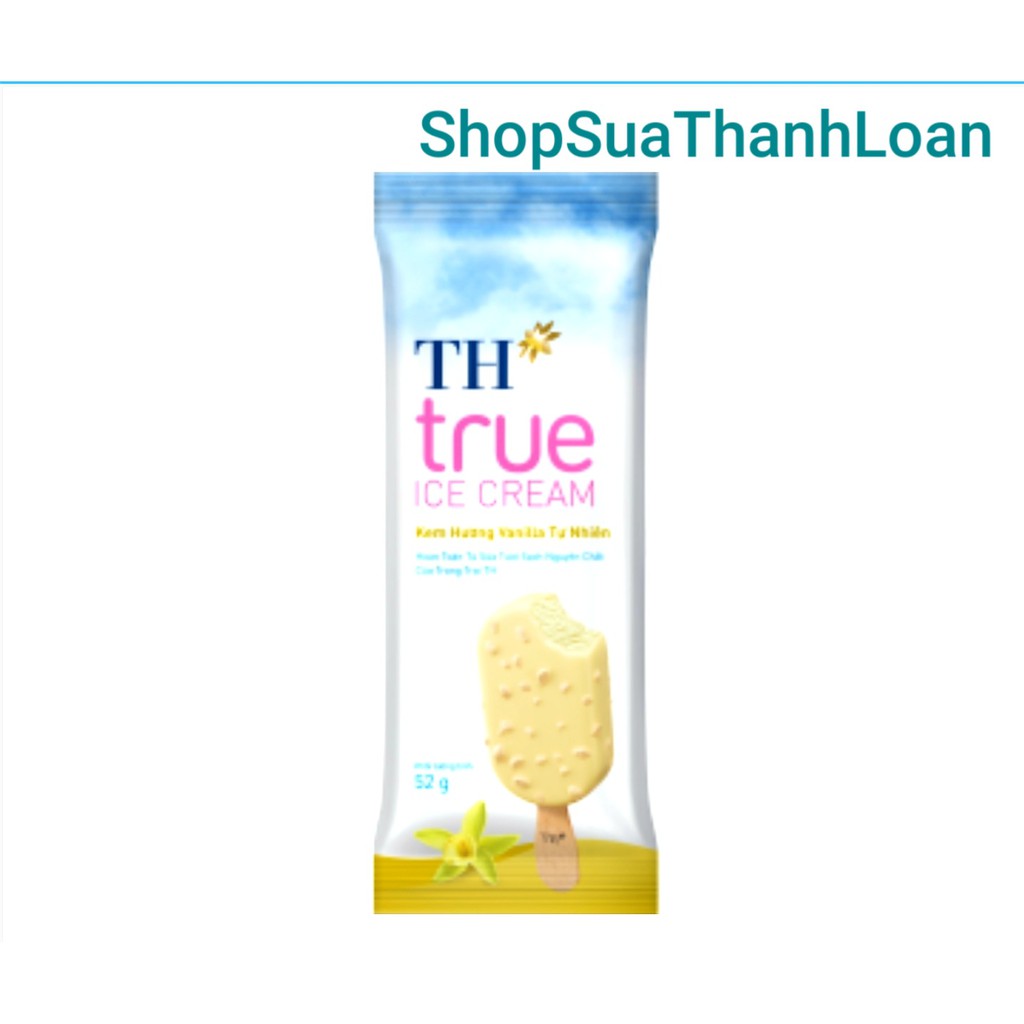 [GIAO NOWSHIP] Kem Que TH true ICE CREAM Các Loại 52g