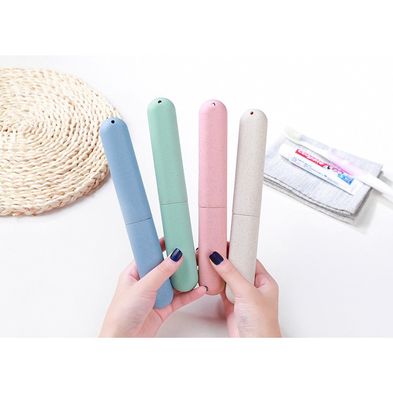 Hộp đựng bàn chải đánh răng lúa mạch tiện dụng #C503