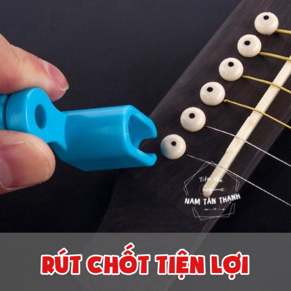 Tay quay GUITAR [ TẶNG PICK FENDER ] đa chức năng dùng để lên dây + thay chốt đàn