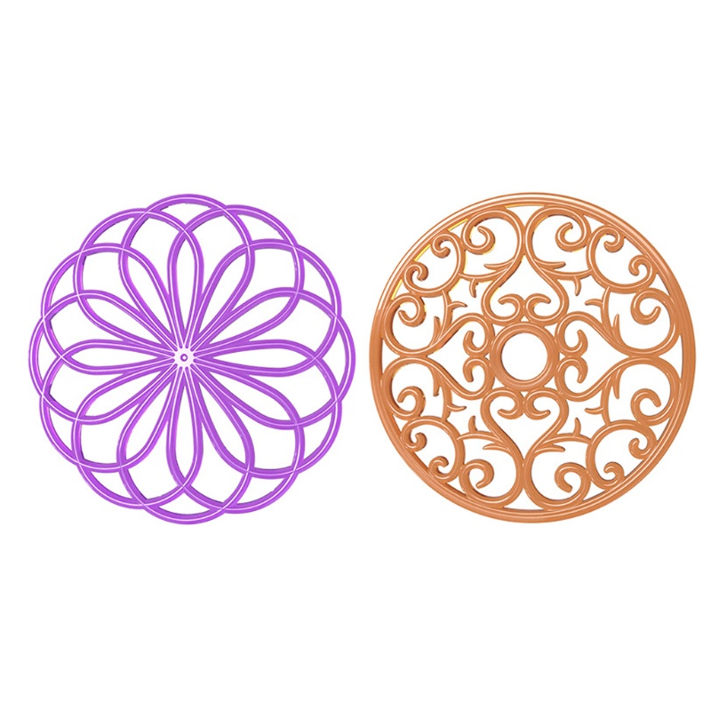 Khuôn Làm Đế Lót Ly Bằng Epoxy Họa Tiết Pha Lê Độc Đáo DIY