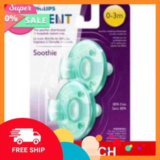Ti giả avent sz 0-3m, 3m+ chống vẩu.