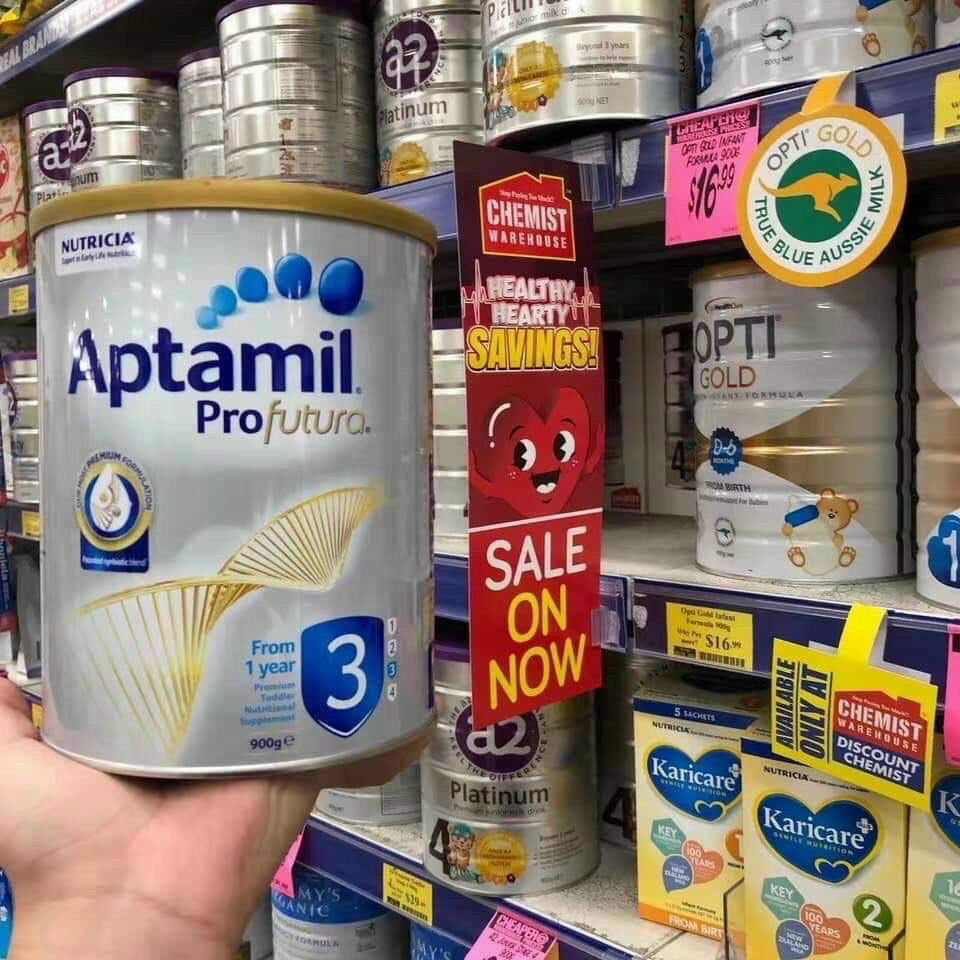 Sữa Aptamil Úc Đủ Số Date 2021