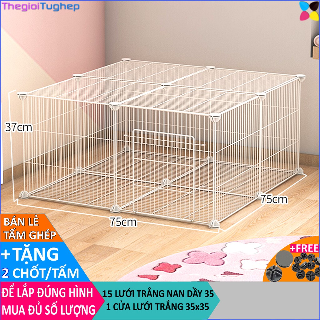 {BÁN CHẠY}Quây chuồng chó, BÁN THEO TẤM, Tặng chốt, Quây chuồng mèo, thỏ, hamster