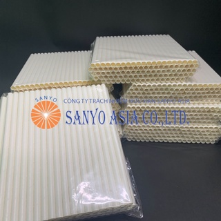 100 Ống hút giấy trắng Phi 6 Cao cấp - OHG.T06