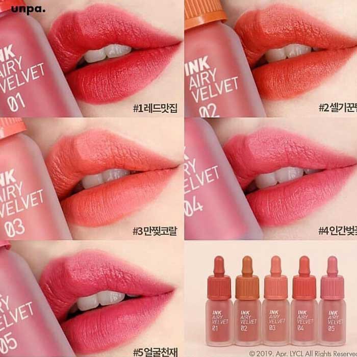 Son Peripera [Hot New-Hàng Auth] Son Peripera Ink Airy Velvet Lip Tint Mới