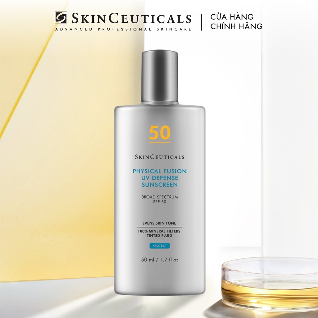 [Mã COSLUX03B giảm 100K] Skinceuticals Physical Fusion UV Defense SPF50 giúp bảo vệ da tối ưu 50ml