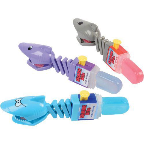 ( Bán sỉ ) Lốc 12c Kẹo mút đồ chơi Kidsmania Shark Bite 17gr