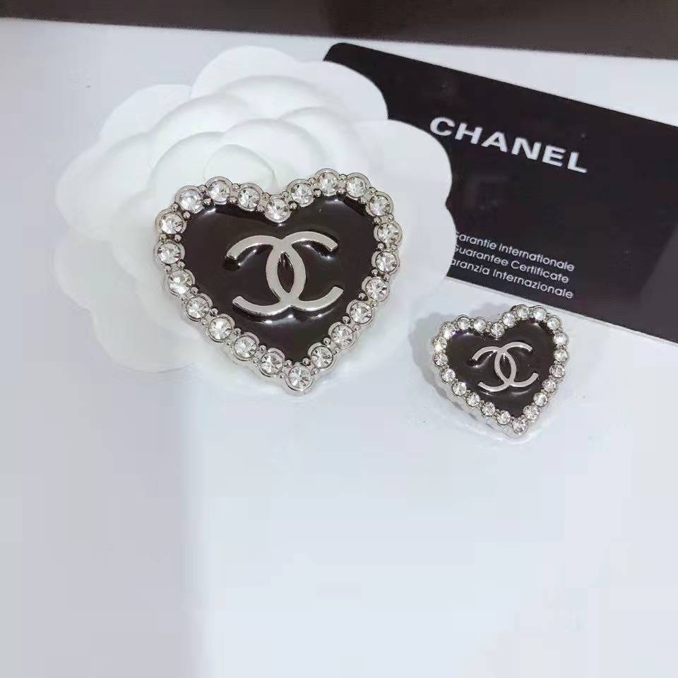 Ghim Cài Áo mini Màu Đen Kiểu vintage Thời Trang